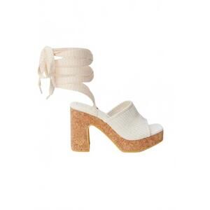 NEW MATISSE women's magnolia platform heels in ivory